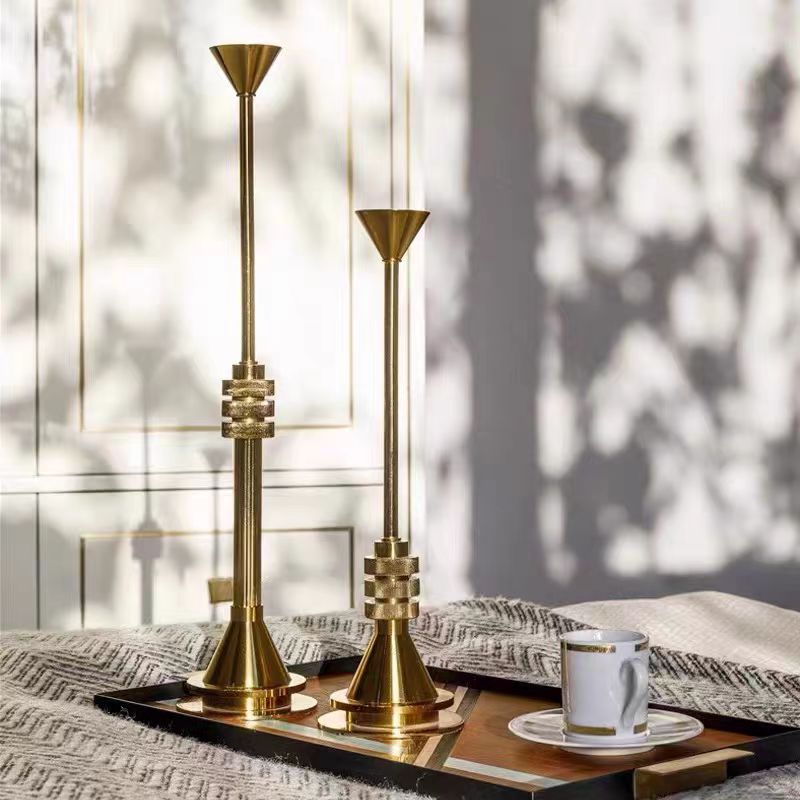 Candle Supplies Luxury - Luxury Gold Metal Candlestick Home Decorations
