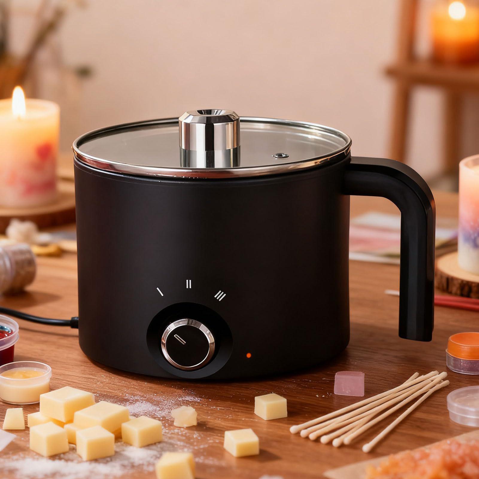 Candle Wax Melting Pot 1.5L La - Candle Supplies Kit review and price