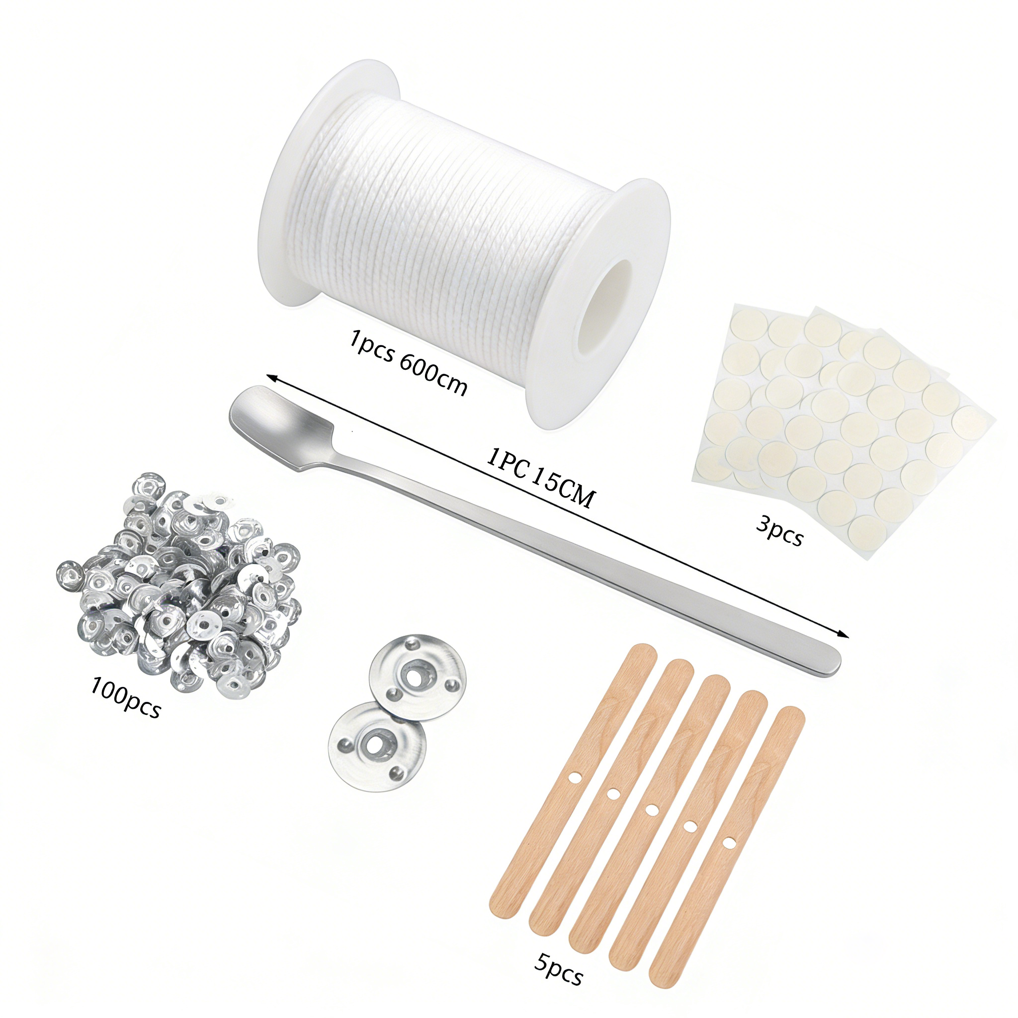 Premium DIY Candle Making Kit: - Wood Wick Tab Set review and price