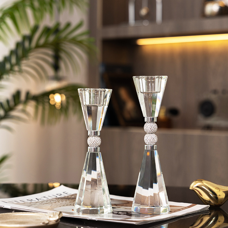 Crystal glass candle holder su - Candle Supplies Luxury review and price